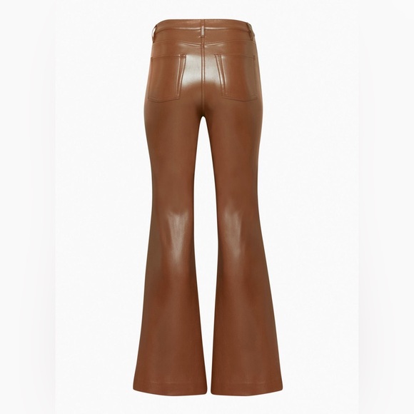🤎FINAL SALE🤎 Aritzia The Melina Flare Pant In Cognac Size 2 bNWT - Picture 5 of 9